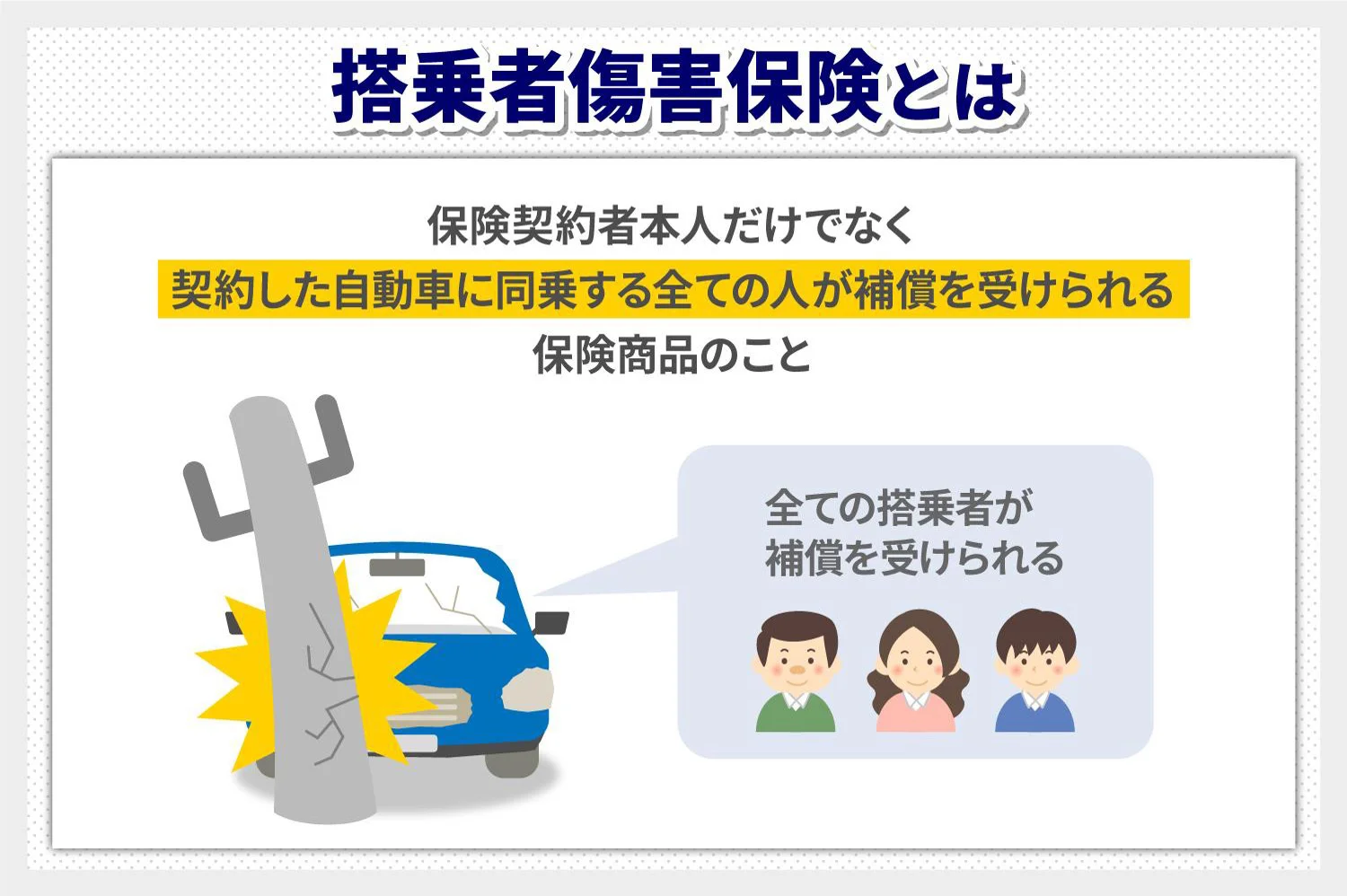 搭乗者傷害保険とは